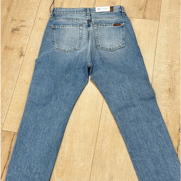 NWT Seven for all mankind Josefina Ripped Jeans - Picture 5 of 8